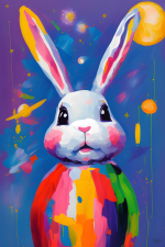 olpntng-style-outer-space-full-of-stars-with-the-moon-on-the-back-and-a-easterbunny-oil-painti...png