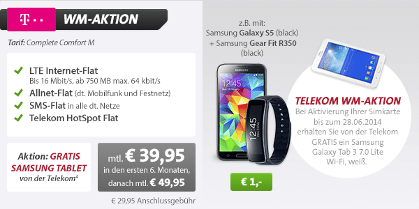 Telekom WM-Aktion