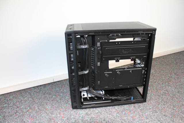 HDD and SSD Places of the Fractal Design Define Mini C