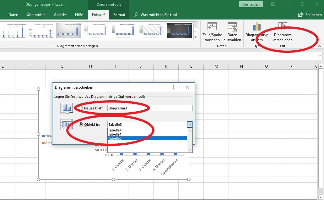 Diagramme Formatieren Mit Microsoft Excel