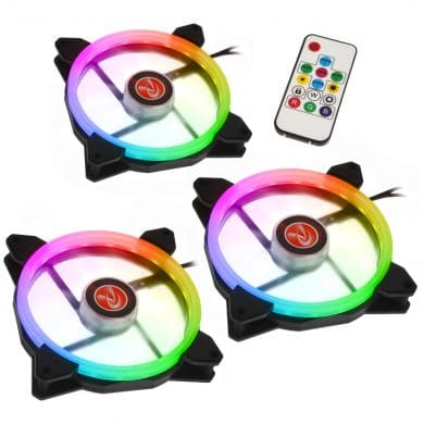 Raijintek IRIS 14 Rainbow RGB LED-Lüfter
