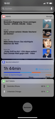 iOS Battery Widget