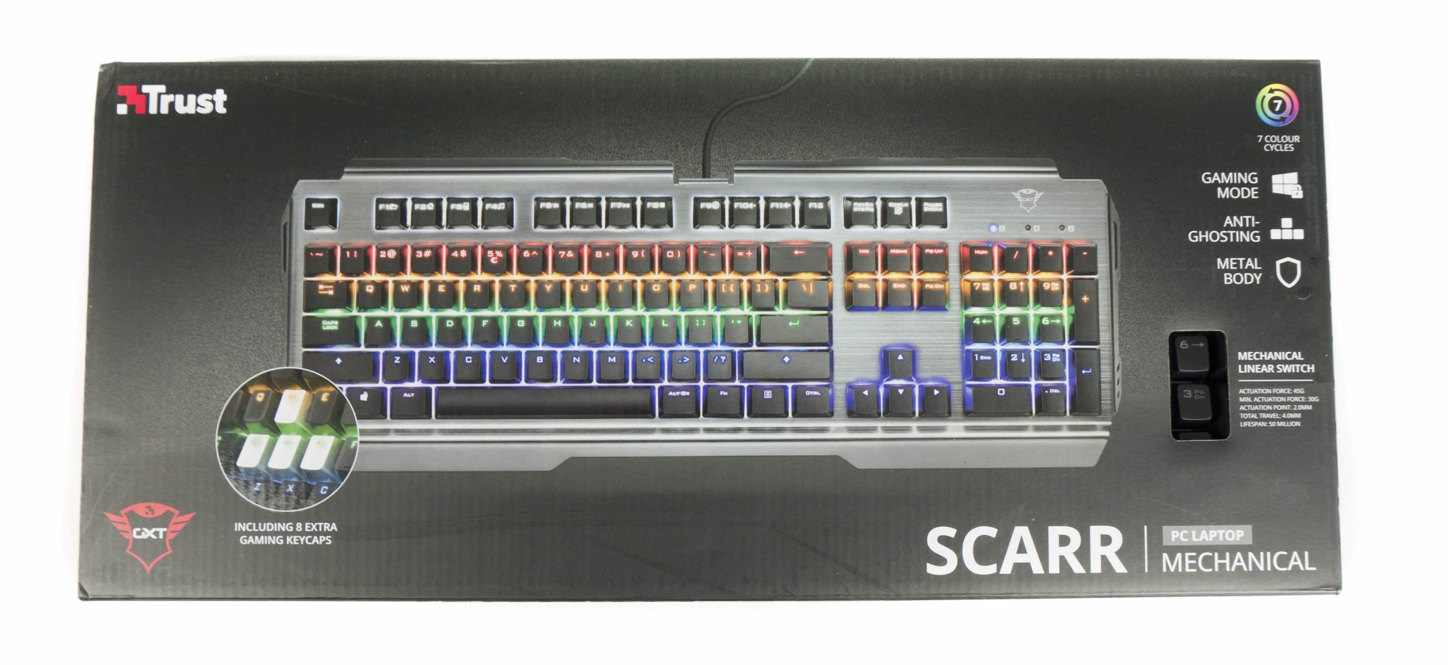 Trust Gaming GXT 877 Scarr Mechanische Gaming Tastatur 
