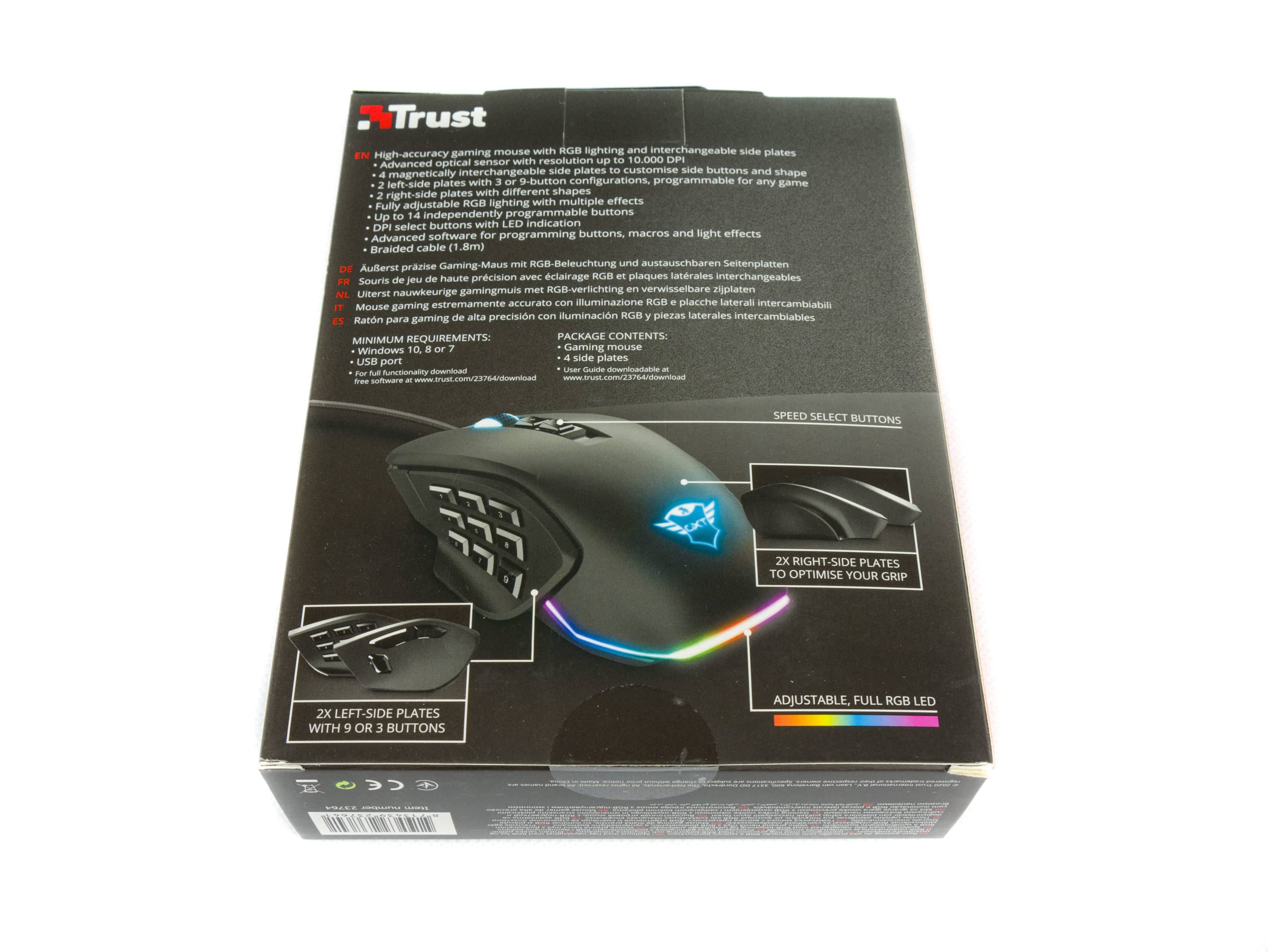 Customizable Gaming Mouse Trust Gxt 970 Morfix In Test