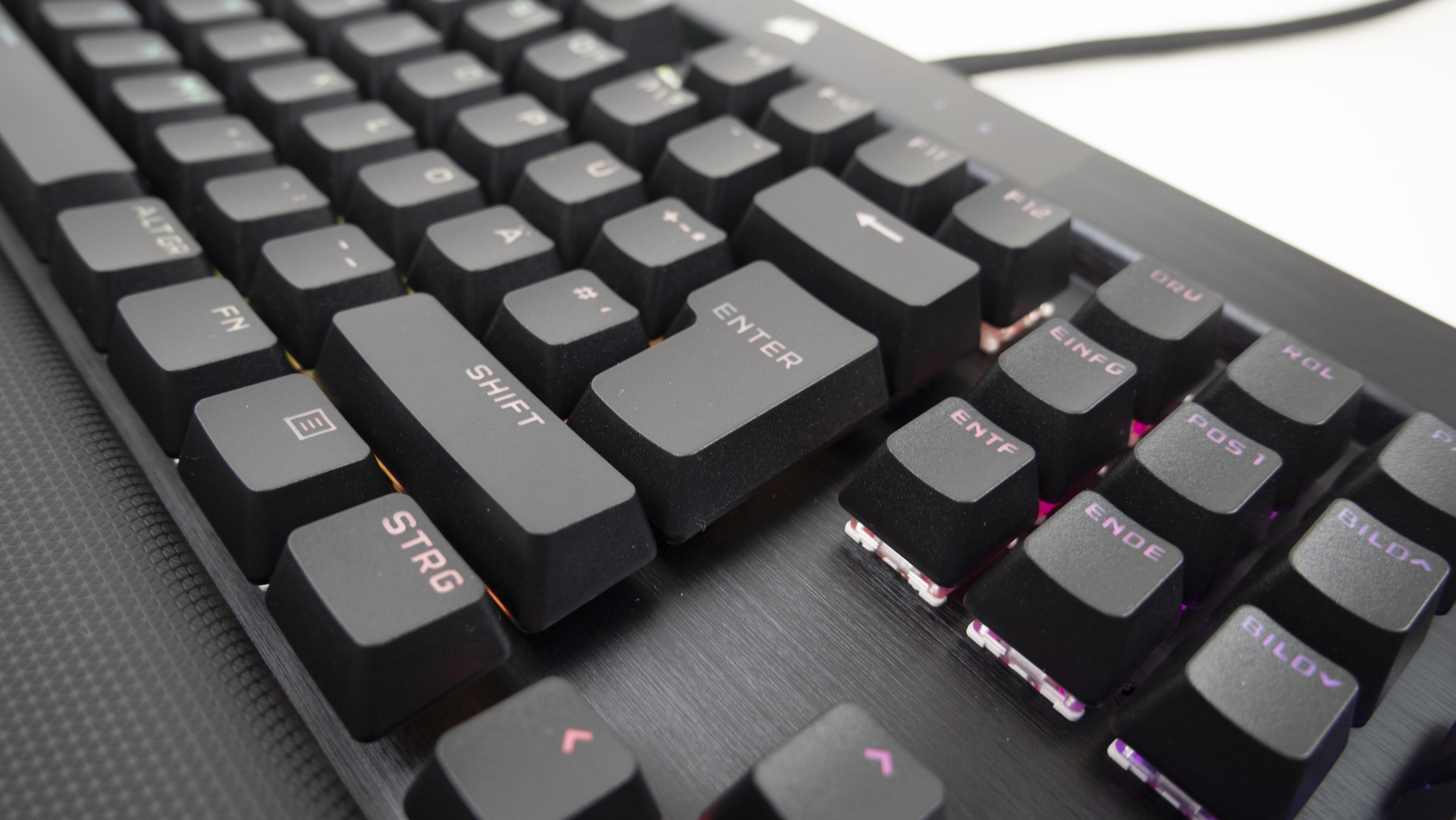 The gaming new the non ultra K100 under keyboards Corsair RGB: plus