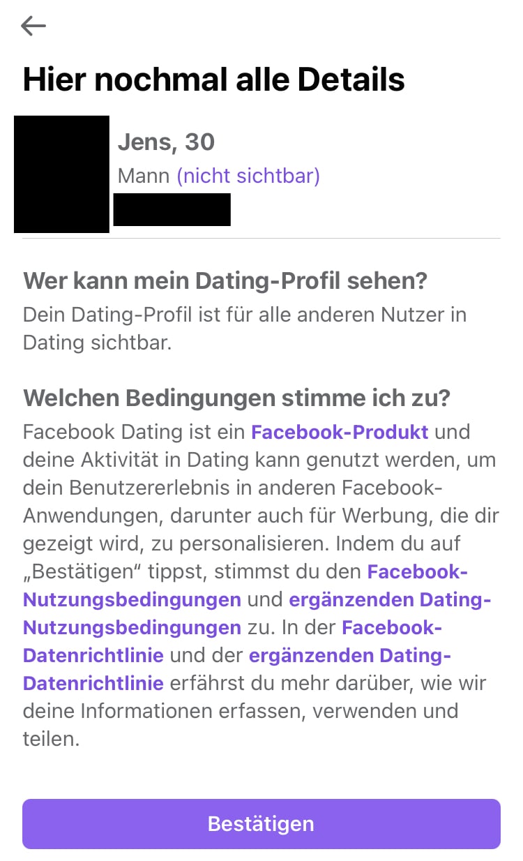 Wie erstelle ich ein Facebook Dating-Profil? | Facebook-Hilfebereich