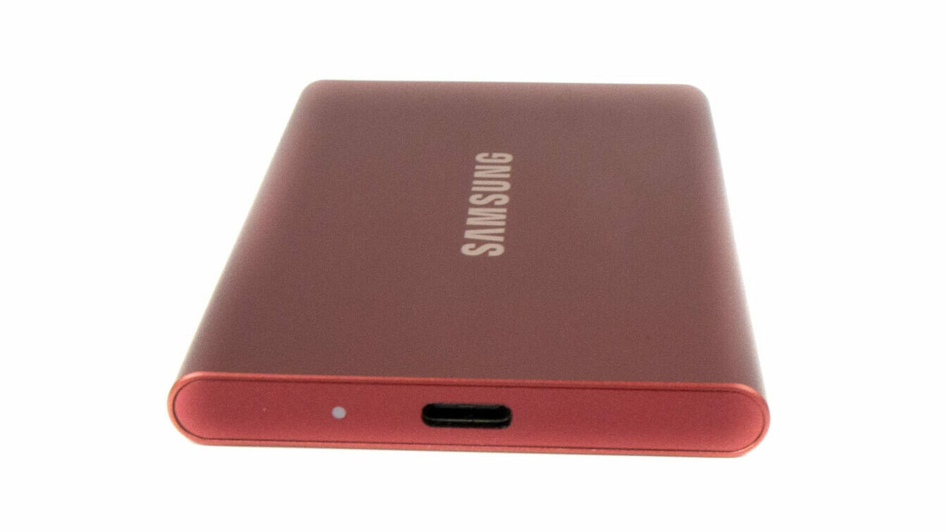 SAMSUNG Portable SSD T7 500Go External USB 3.2 Gen 2 titan grey BE 2 (P)