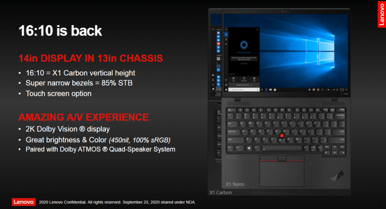 Lenovo ThinkPad X1 Nano lightweight laptop announced