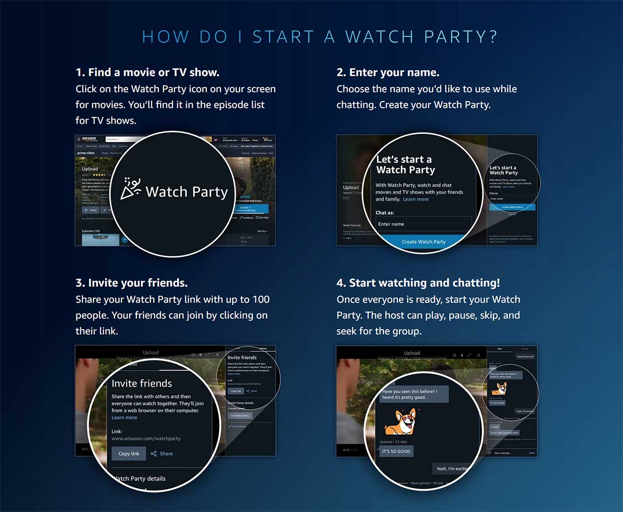 How to Do an  Prime Video Watch Party: Stream Online With