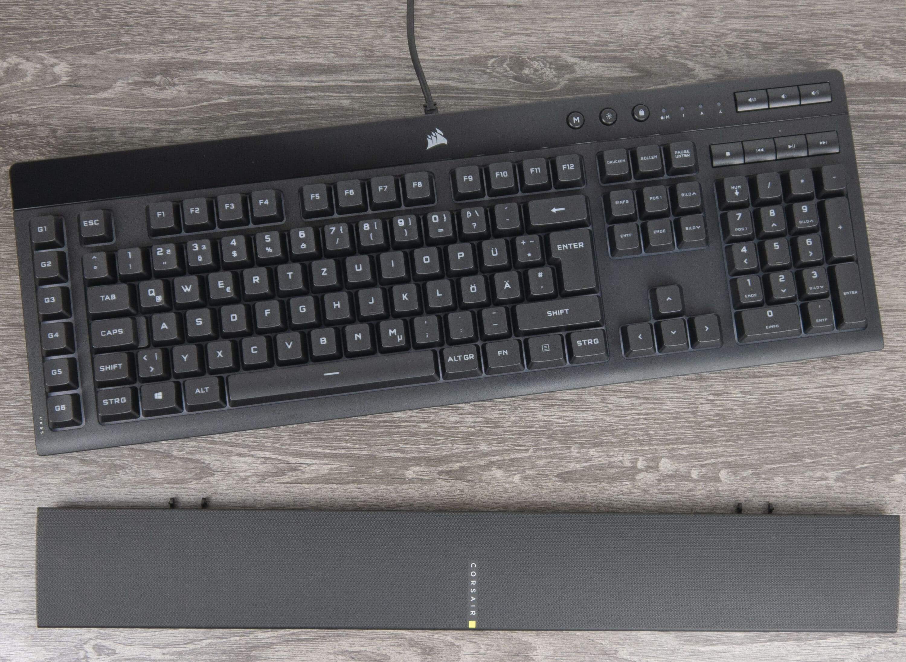 dobbelt Lave kurve Is Rubberdome still up to date? The Corsair K55 RGB Pro XT gaming keyboard  in review