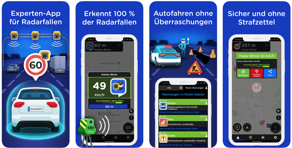 Die besten Radarwarner-Apps (iOS & Android)