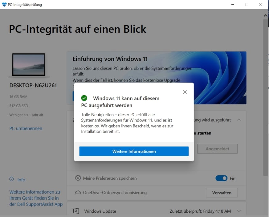Windows 11 Pc Integritaetspruefung 