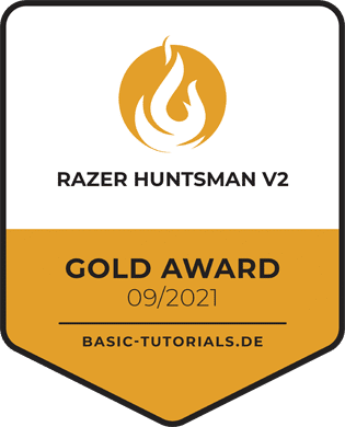 Razer Huntsman V2 Gold Award