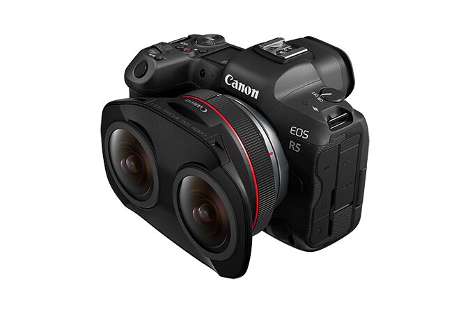 Canon RF 5.2mm F2.8 L Dual Fisheye an EOS R5