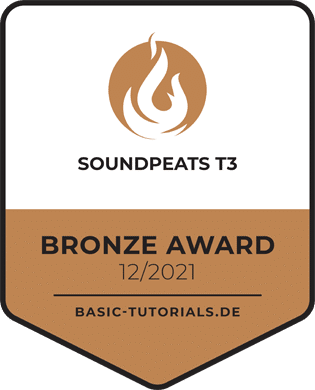 Soundpeats T3 Award