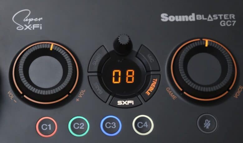 Sound Blaster GC7 C-Buttons