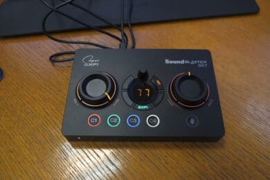 Creative Sound Blaster GC7 im Gaming-Betrieb