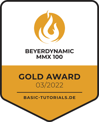 beyerdynamic MMX 100 Test Gold Award
