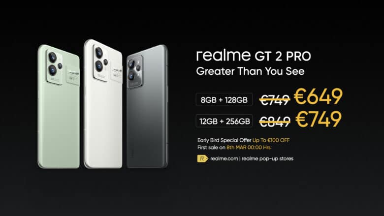 Realme GT 2 Pro Preis