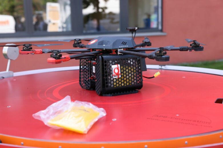 Vodafone 5G drone