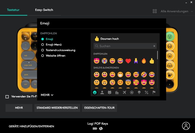 Logitech POP Keys Emoji-Tasten