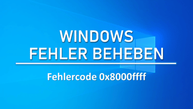 Windows Fehler 0x8000ffff