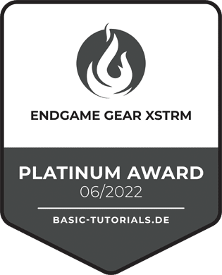 Endgame Gear XSTRM Test: Platinum Award