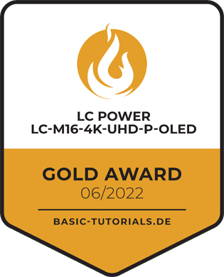 LC Power LC-M16-4K-UHD-P-OLED Test: Gold Award