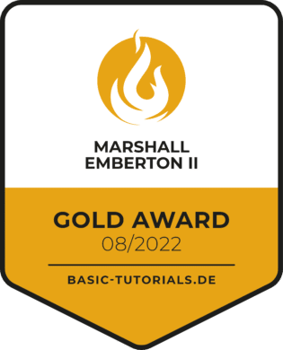 Marshall Emberton II Test: Gold Award