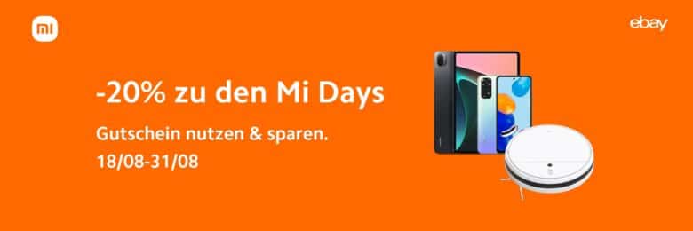 Xiaomi Mi Days auf eBay