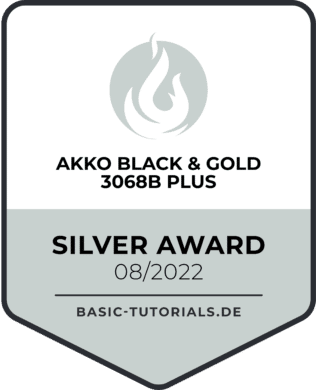 Silver Award des Akko 3068B Plus Test