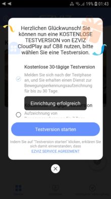 EZVIZ CB8 CloudPlay Testversion