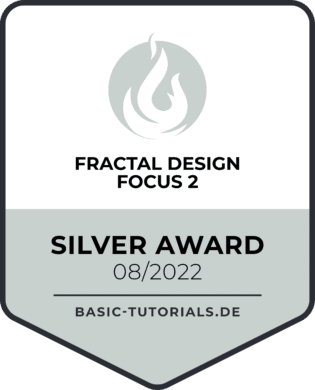 Fractal Design Focus 2 RGB TG Test: Silver Award