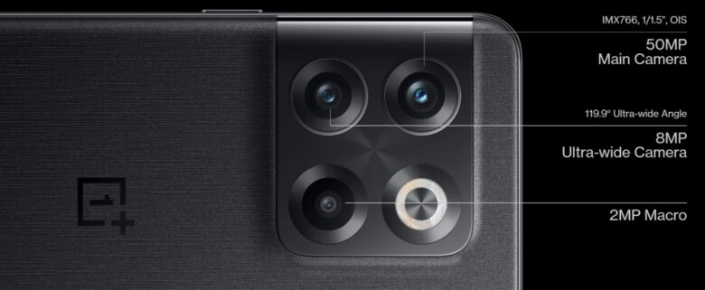 OnePlus 10T cameras