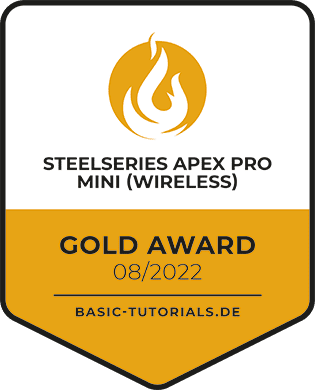 SteelSeries Apex Pro Mini (Wireless) Test: Gold Award