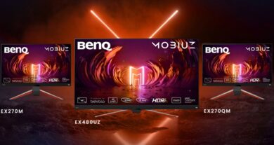 BenQ Mobiuz EX480UZ, EX270M und EX270QM