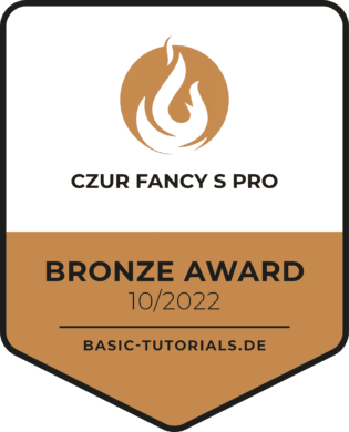 CZUR Fancy S Pro Test: Bronze Award