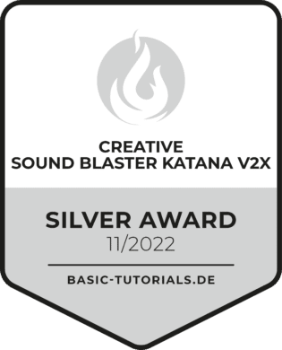 Creative Sound Blaster Katana V2X Test: Silver Award
