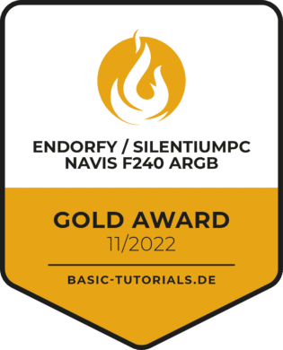 Endorfy / SilentiumPC Navis F240 ARGB Test: Gold Award