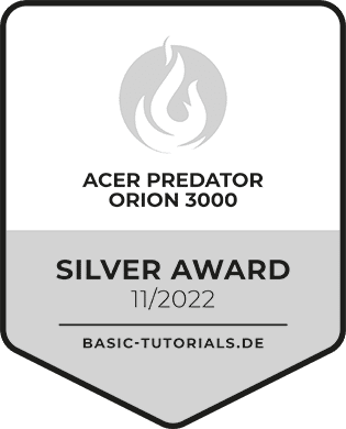 Acer Predator Orion 3000 Test: Silver Award
