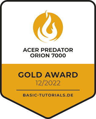 Acer Predator Orion 7000 Test: Gold Award
