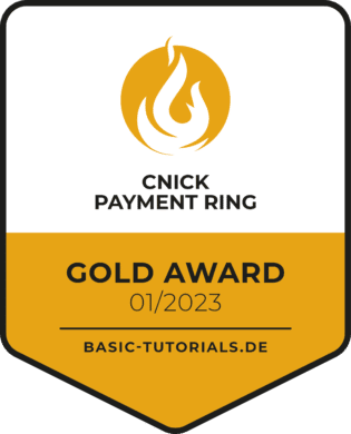 CNICK Payment Ring Test: Gold Award