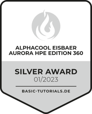 Alphacool Eisbaer Aurora HPE Edition 360 CPU AIO Test Award Silver
