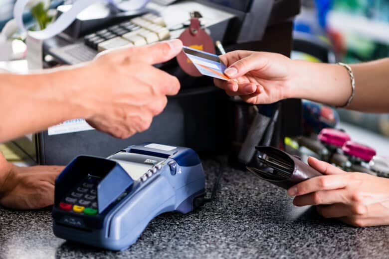 Zahlung mit Kreditkarte