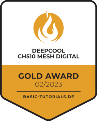 DeepCool CH510 Mesh Digital Test Gold Award