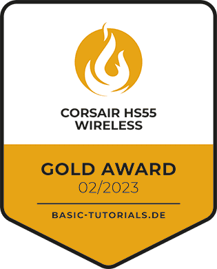 Corsair HS55 Wireless Test: Gold Award