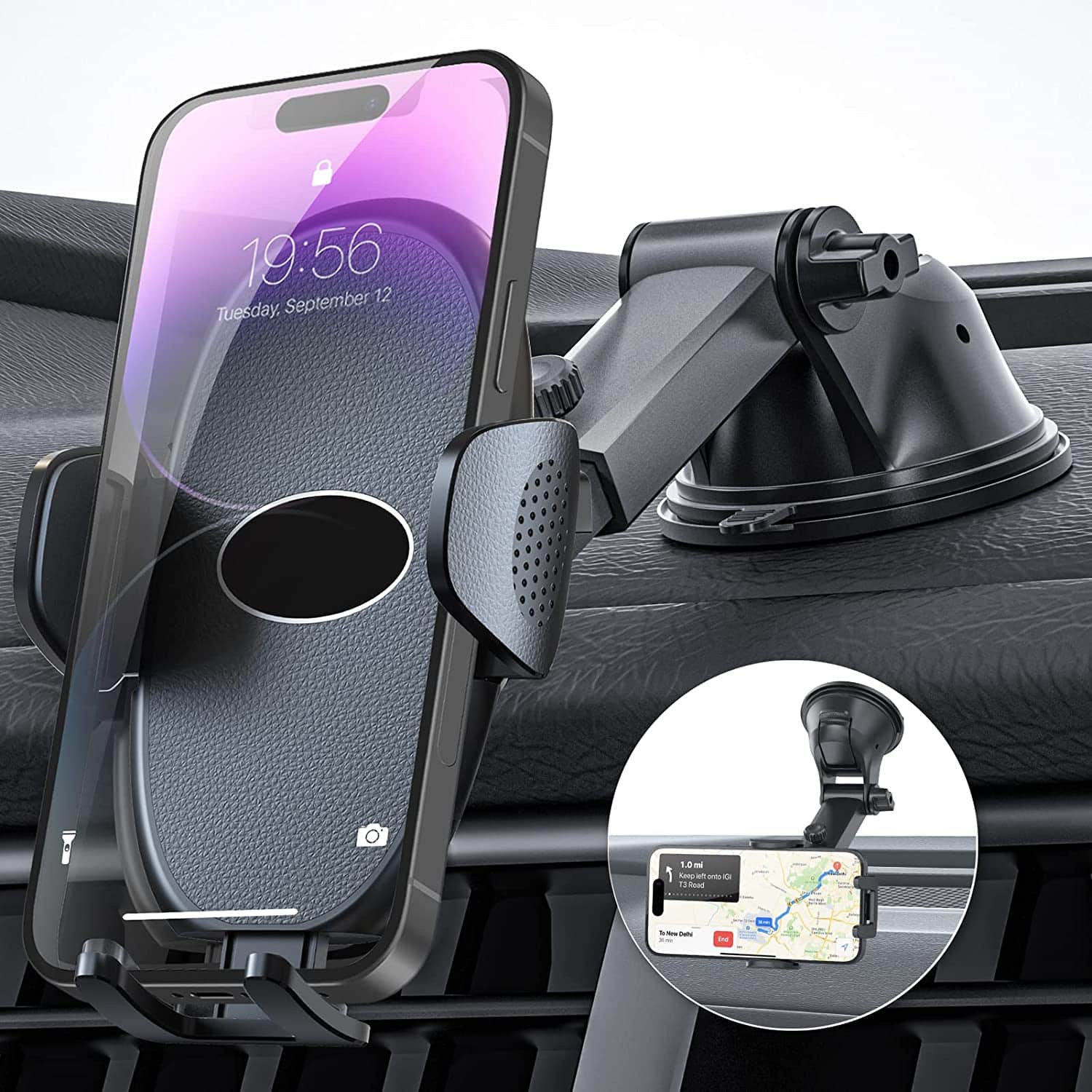 VICSEED Handyhalterung Auto Magnet für Saugnapf & Belüftung