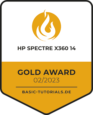 HP Spectre x360 14 Test: Gold Award