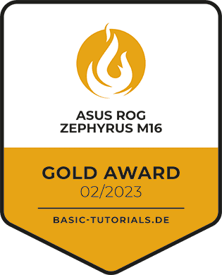 ASUS ROG Zephyrus M16 Test: Gold Award