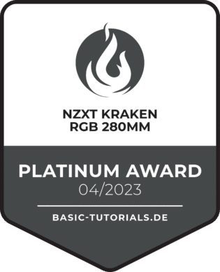 NZXT KRAKEN RGB 280mm Platinum Award